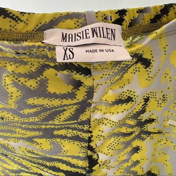 MAISIE WILEN BODY SHOP YELLOW BRAIN LEGGINGS - Picture 4 of 5